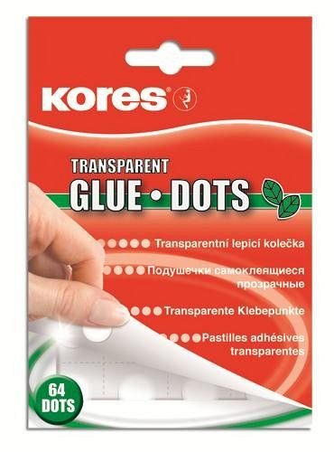 Pastile adezive Kores Glue Dots,64/s+50%
