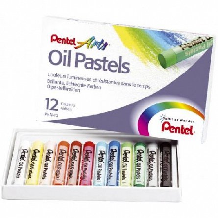 Creioane cerate,12set,Pentel Oil Pastels