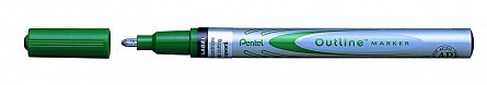 Marker Pentel Outline,2.6mm,verde