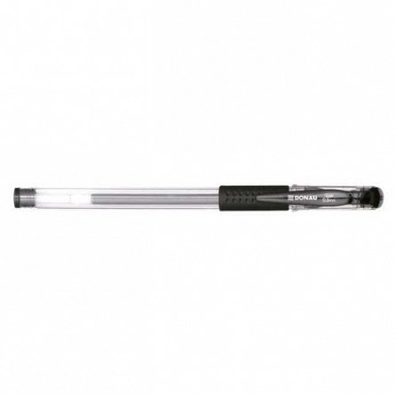 Roller cu gel Donau,0.5mm,grip,negru