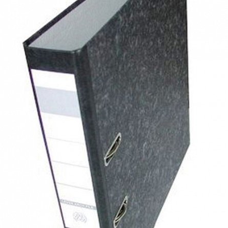 Biblioraft marmorat A4, 50 mm, Herlitz, cu insertie