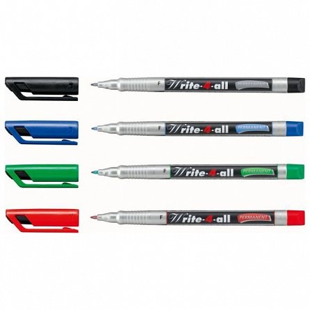 Marker perm.Stabilo Write-4-all,F,negru