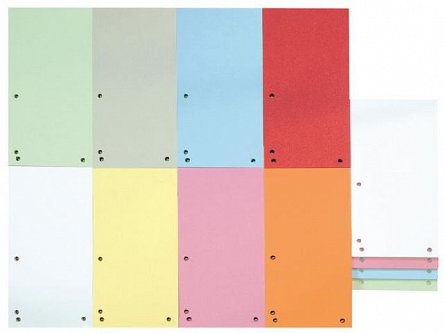 Separatoare carton 105x235mm,color,100b