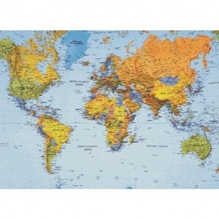 Harta Lumea politica/fizica,160x120cm