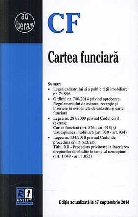 CARTEA FUNCIARA (2014-09-17)
