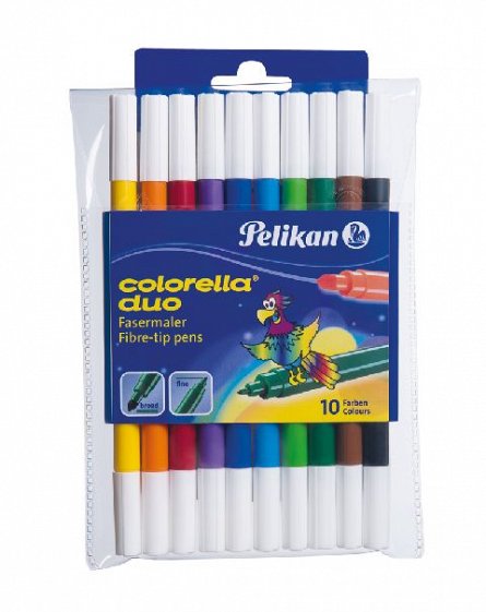 Carioci,10bucati,Pelikan,Colorella Duo