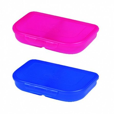 Cutie sandwich, plastic, 23x15x4cm, albastru