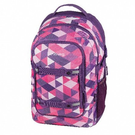 Rucsac Be.Bag Beat,Purple Checked