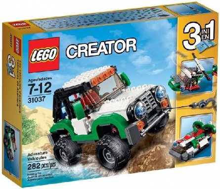 Lego-Creator,Vehicule pentru aventuri