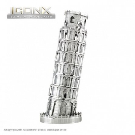 Macheta metalica MetalEarth ICONX - Turnul din Pisa