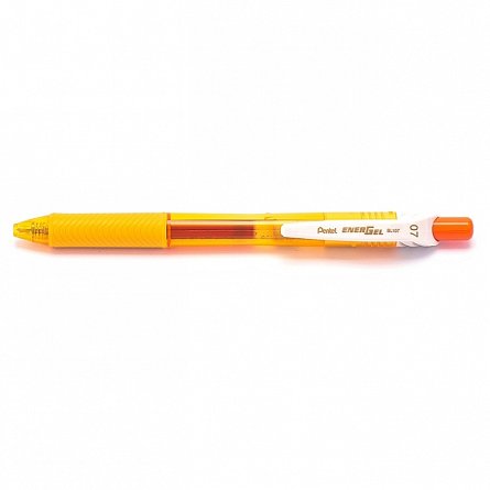 Roller Pentel Energel-X BL107 Pastel, cu mecanism, 07 mm, portocaliu