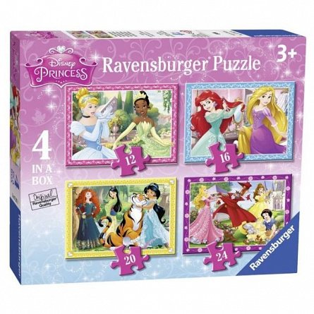 Puzzle Printesele Disney,12/16/20/24p