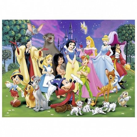 Puzzle Disney, personajele preferate, 200 pcs