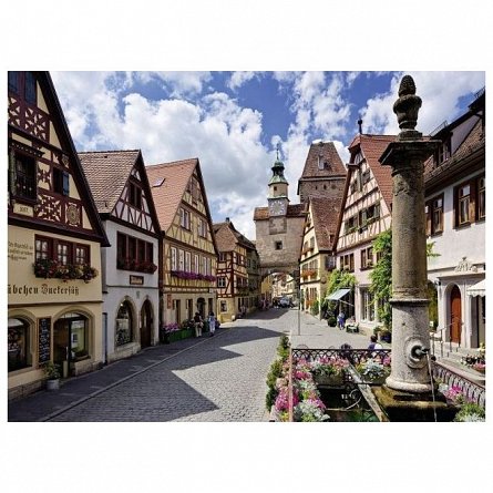 Puzzle Ravensburger - Rothenburg, 500 piese