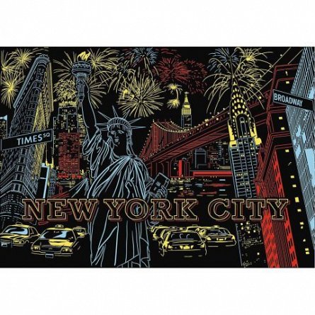 Puzzle Color Starline - New York, 1200 Piese
