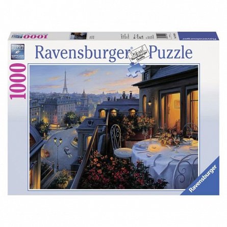 Puzzle Ravensburger - Balconul Parisului, 1000 piese