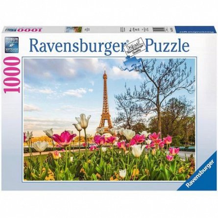 Puzzle Lalele Si Turnul Eiffel, 1000 Piese