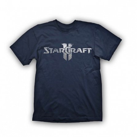 Starcraft 2 T-Shirt Starcraft Logo Silver, L