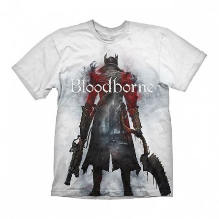 Bloodborne T-Shirt Hunter Street White L