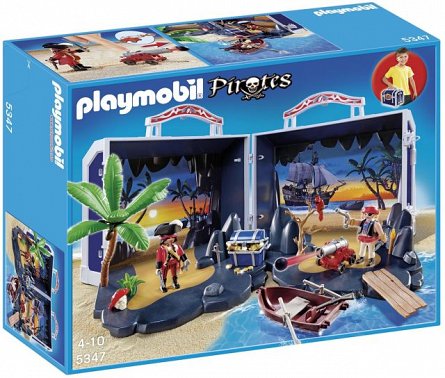 Playmobil-Insula piratilor,set mobil