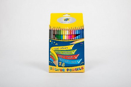 Creioane colorate 18 buc/set,DP Premium