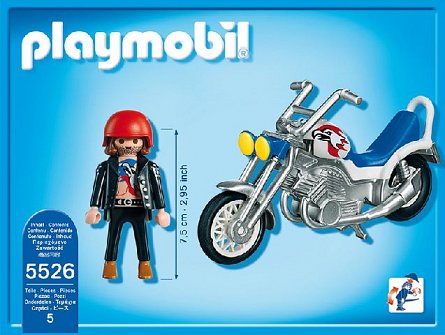 Playmobil-Motocicleta vultur
