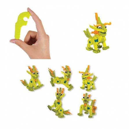Set constructie Bloco, Dragon Lightnix, spuma densa