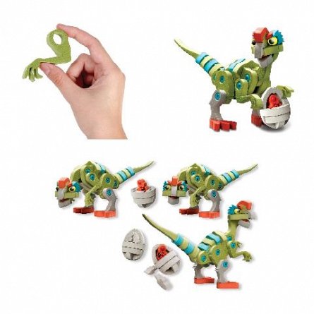 Set constructie Bloco, Dinozaur Oviraptor, spuma densa