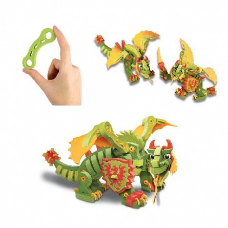 Set constructie Bloco, Dragon Combat, spuma densa