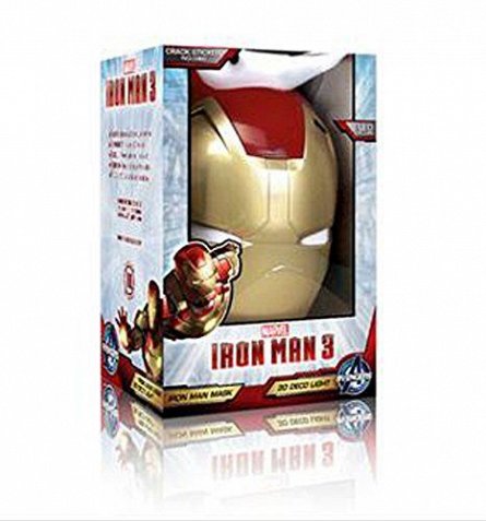 Lampa de perete 3DlightFX Masca IronMan - Marvel