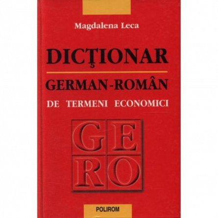 Dictionar german-roman de termeni economici