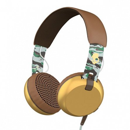 Casti Over-Ear Skullcandy Grind Scout Camo Brown Gold