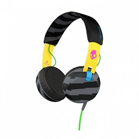 Casti Over-Ear Skullcandy Grind Locals Only Yellow Black ttech