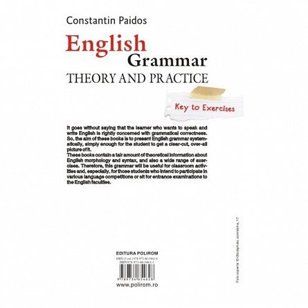 English grammar. Theory and practice