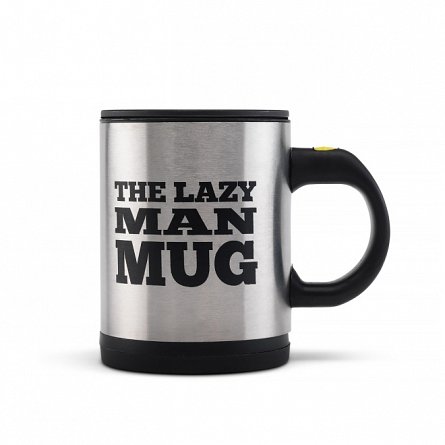 Cana cu amestecare automata, 2xAAA - Lazy Man Mug