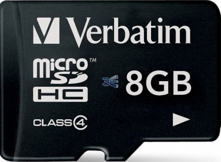 Card Memorie microSDHC Verbatim, 8GB, C4