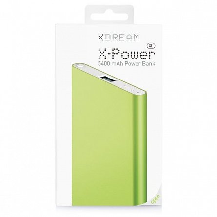 Baterie externa 5400mAh XDream X-Power XL, verde