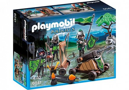 Playmobil-Cavaleri lupi cu catapulta