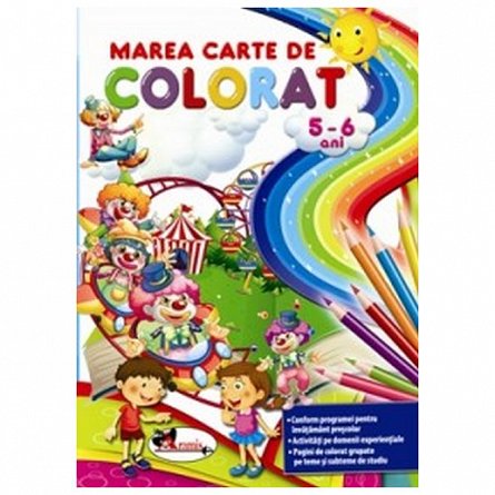 Marea carte de colorat 5-6 ani