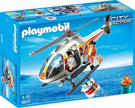 Playmobil-Elicopterul pentru incendii