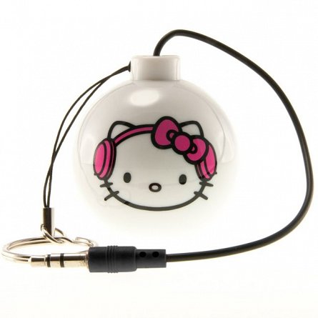 Boxa portabila Hello Kitty HK0023W, alb, mufa 3.5mm