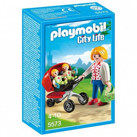 Playmobil-Carucior cu gemeni
