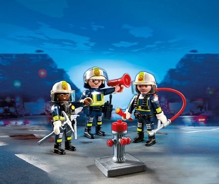 Playmobil-echipa de pompieri