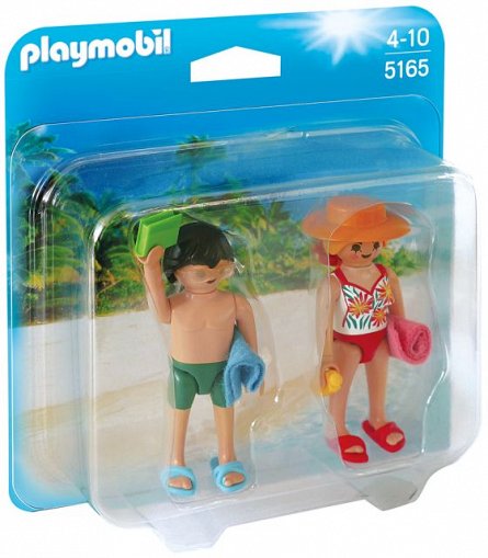 Playmobil-Figurina,oameni la plaja,2b/set
