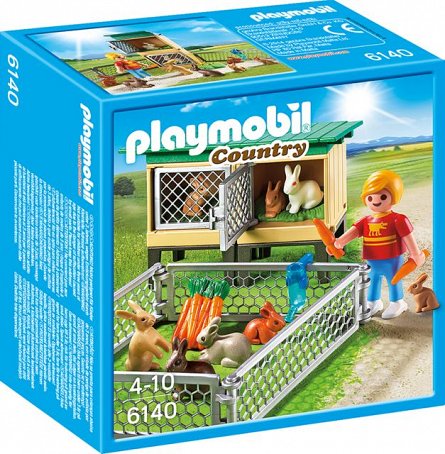 Playmobil-Country,Tarc de iepuri,cusca