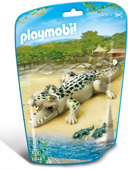 Playmobil-Aligator, pui