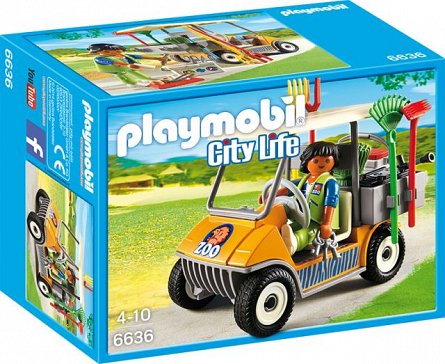 Playmobil-Masina ingrijitorului de la zoo