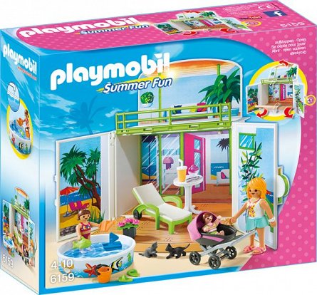 Playmobil-Vila secreta de la plaja,cutie joaca