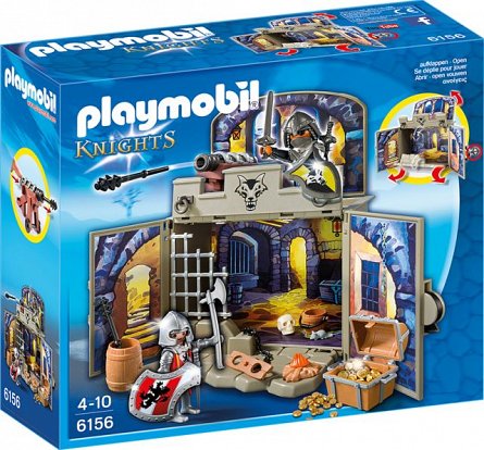 Playmobil-Camera secreta a cavalerilor,cutie joaca