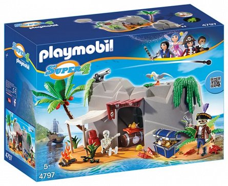 Playmobil-Super 4,pestera piratilor